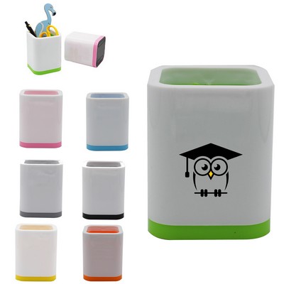 Multifunctional Square Double-layer Pen Holder