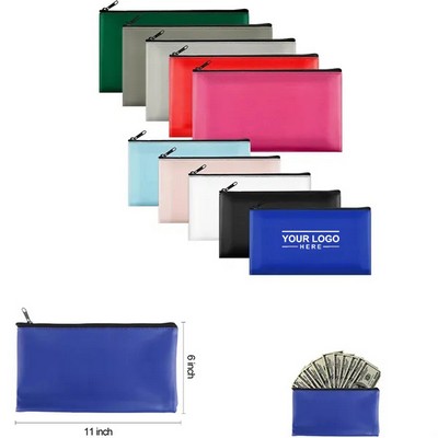 Zippered Deposit Money Bags for Secure Cash Storage