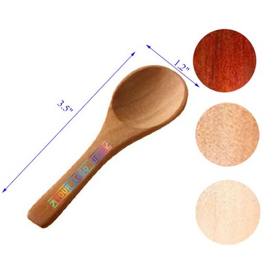 Kitchen Supplies Healthy Nature Small Wooden Cooking Non Scratch Spoon