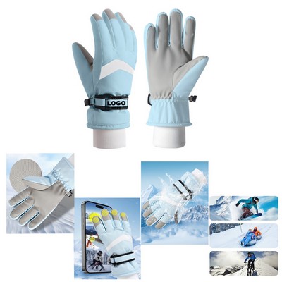 Warm Waterproof Ski Gloves