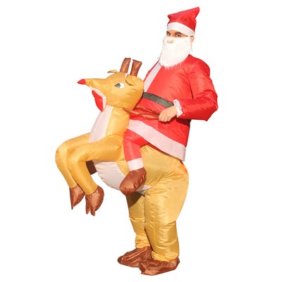 Riding Elk Inflatable Costume- In Stock