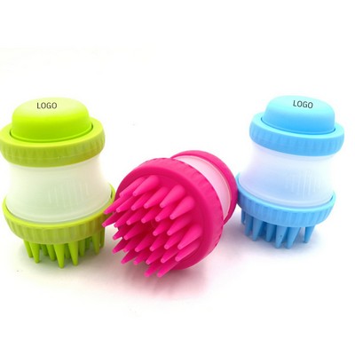 Ergonomic Silicone Pet Bath Brush