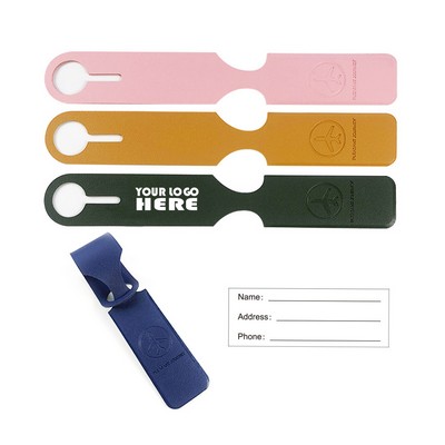 PU Leather Luggage Tag