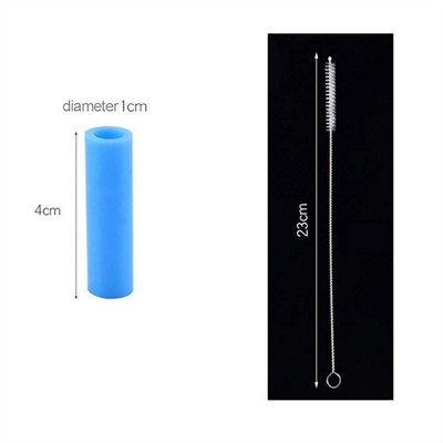 Stainless Steel Drinking Straw Kit for Water & Beverages