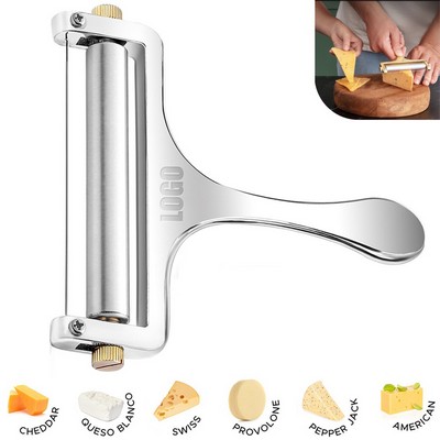 Stainless Steel Adjustable Hand Held Wire Cheese Slicer Cheese Shaver