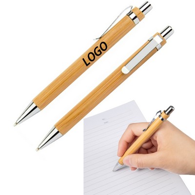 Eco-friendly Ballpoint Pen Made Of Moso Bamboo