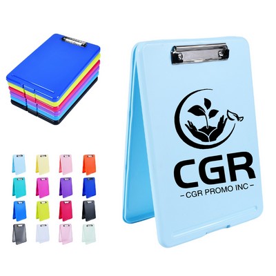 Plastic Storage Clipboard with Low Profile Clip