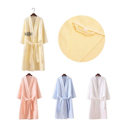 Waffle Weave Bath Robe