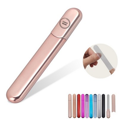 Premium Crystal Glass Nail File with Case