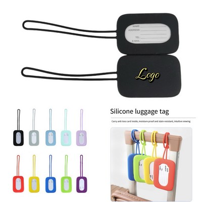 Silicone Card Holder/Luggage Tag