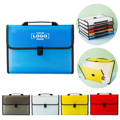 Expandable A4 File Organizer with Handle