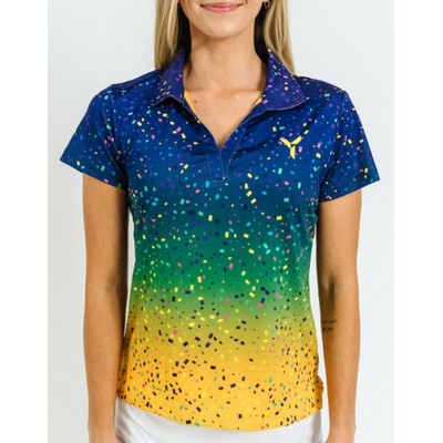 Women's Golf Polo - Mardi Gras Women's