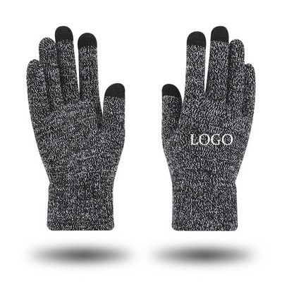 Warm Acrylic Knitted Gloves