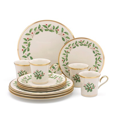 Lenox Holiday 12Pc Dinnerware Set