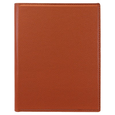 7" x 9" Basketball Leatherette Small Portfolio with Notepad