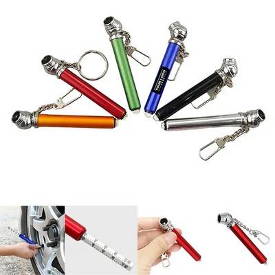 Mini Tire Gauge Keychain