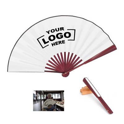 Bamboo Handheld Folding Fan