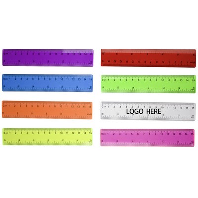 6-Inch Rectangular Plastic Measurement Device