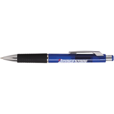 Quasar Translucent Black Gripper Pen