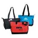 Poly Zippered Tote Bag (20"x12"x5")