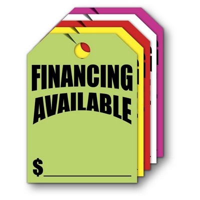 Fluorescent Mirror Hang Tag (Financing Available)