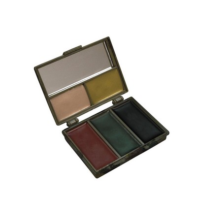 5 Color Woodland Camouflage/Gray Bark Face Paint Compact