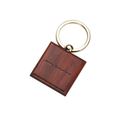 Rosewood Rectangle Keytag