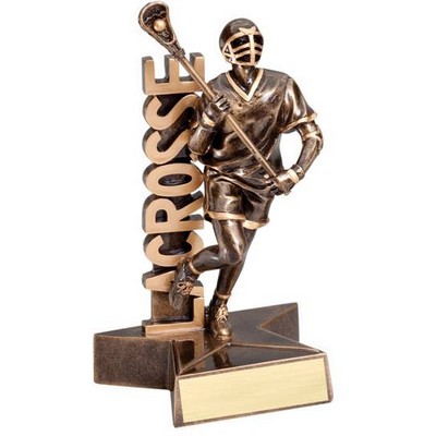 Lacrosse, Male Superstar Resin - 6-1/2"