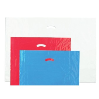 White Super Gloss™ Low Density Single Layer Bag (12"x15")