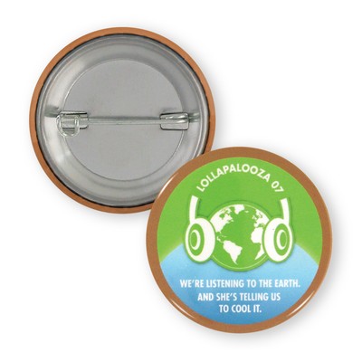 1 1/2" Round Button 2-Piece w/ Safety Pin