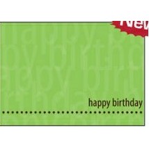 Green Happy Birthday Everyday Greeting Card (5"x7")