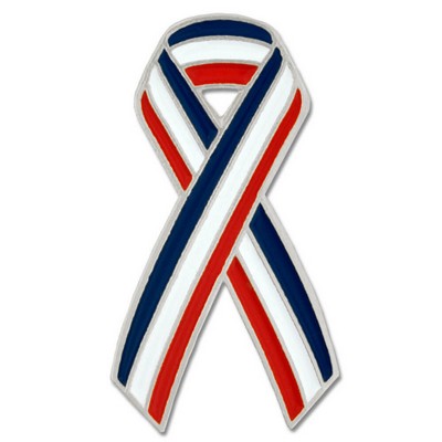 Red, White & Blue Ribbon Pin