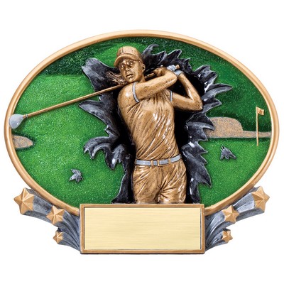 Motion X Oval - Golf Award (Female)