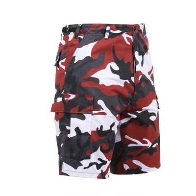 Red Camo Twill Battle Dress Uniform Shorts (3XL)