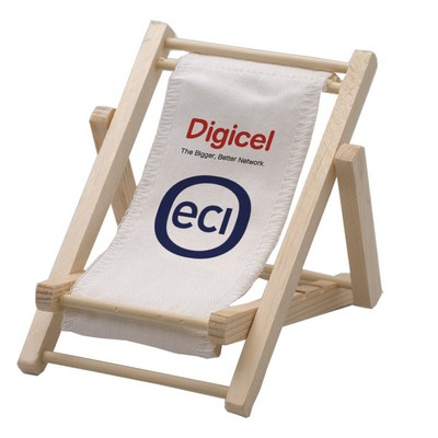 Plus size wooden beach chair holder