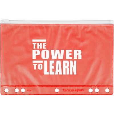 Slide Lock School Pencil Pouch