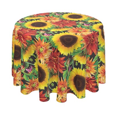 Throw Style Tablecloths for Round Tables