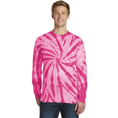 Port & Company® Men's Long Sleeve Tie-Dye Tee