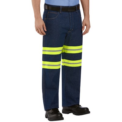 Red Kap Enhanced Visibility Relaxed Fit Jean Pants