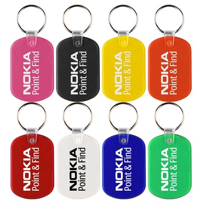 Oval Shape PVC Key Holder