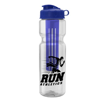 28 Oz. Long Infuser Sports Bottle w/Flip Lid