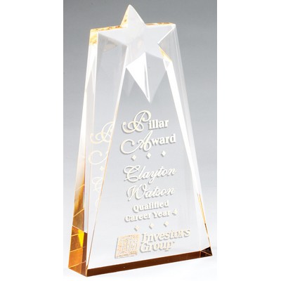 Polaris Star Tower Award, Gold, 8"H