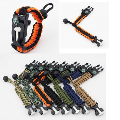 Flexible Multifunction Outdoor Survival Bracelets