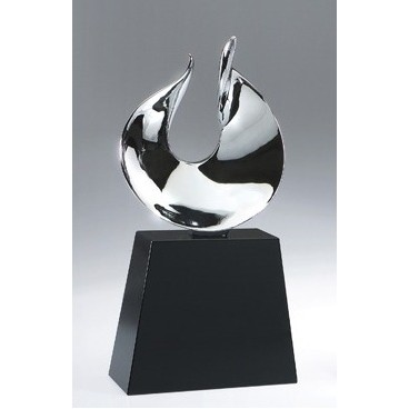 Oasis Crystal Flame Award 8"H