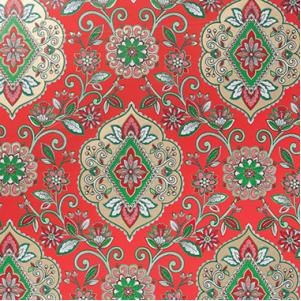 Christmas Tapestry Red Tissue Paper