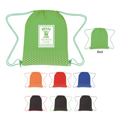 Connect The Dots Non-woven Drawstring Bag