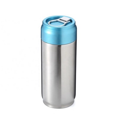 2019 350 Ml Thermo Stainless Steel Vacuum Water Flask With Metal Ring Lid