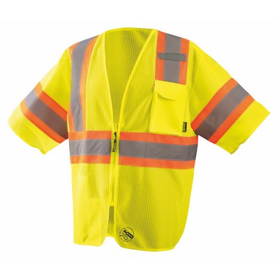 Class 3 Mesh Self-Extinguishing Two Tone Vest