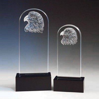 Eagle Optical Crystal Award/Trophy 8.5"H