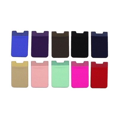 Phone Wallet Elastic Lycra Fabric Credit Card Sleeves